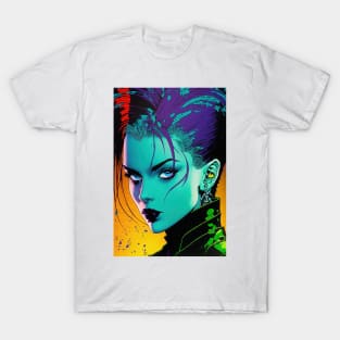 Goth girl pop art T-Shirt